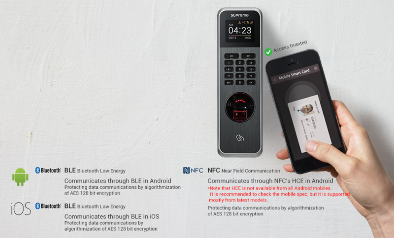 NFC, Bluetooth в биометрическом считывателе BioLite N2