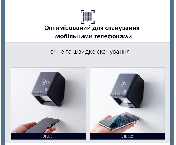 DQ mini оптимальний для сканування смартфонами