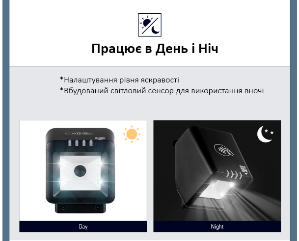 DQ mini працює вночі
