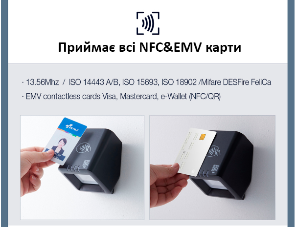 DQ mini NFC та EMV карти