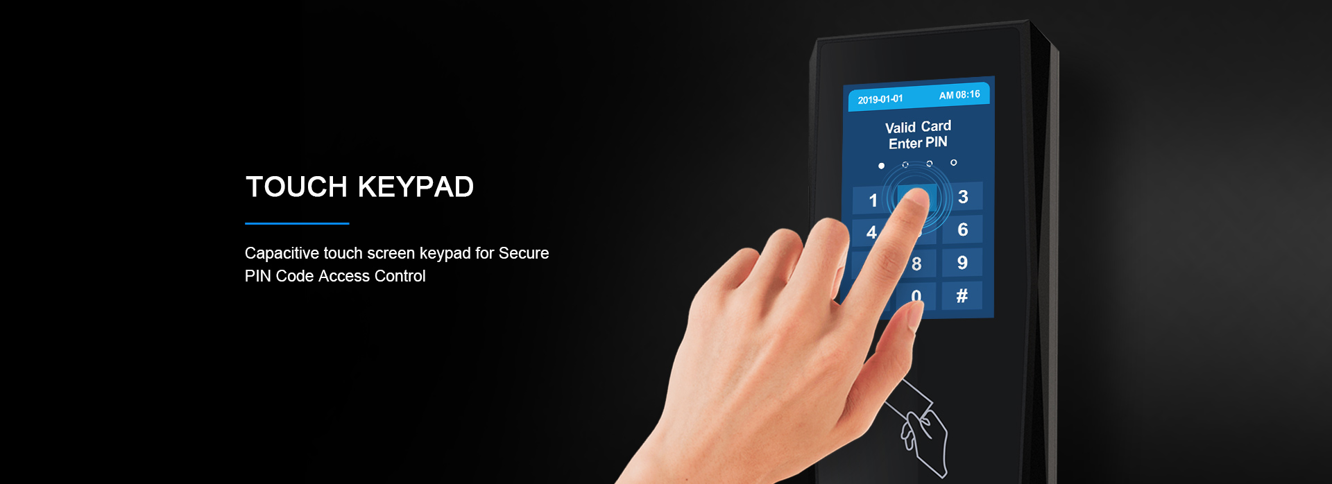 сенсорная клавиатура NFC считывателя CT5