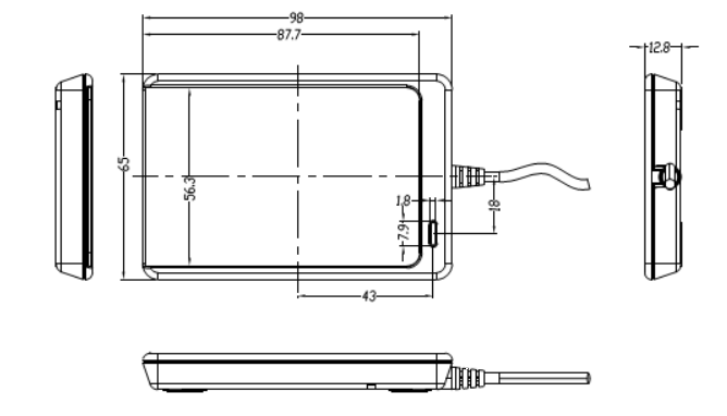размеры acr1252u