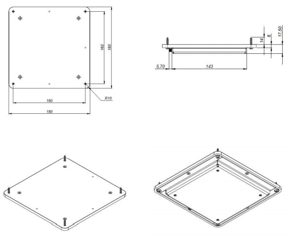 размеры Keonn Advantenna CP11