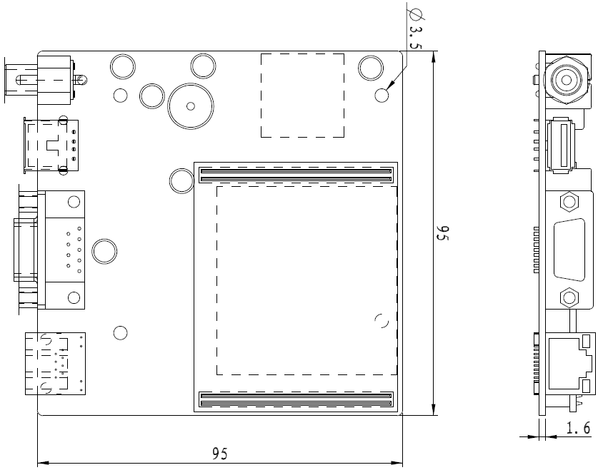 габаритные размеры CL7206A5
