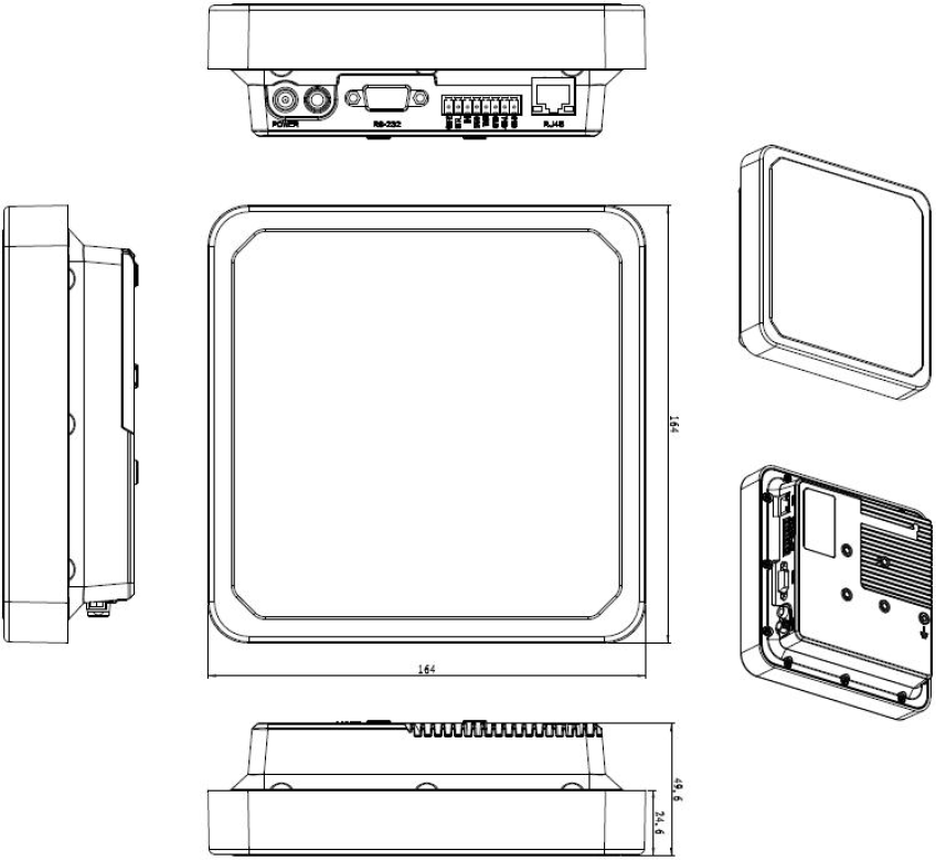 uhf зчитувач CL7206C8A