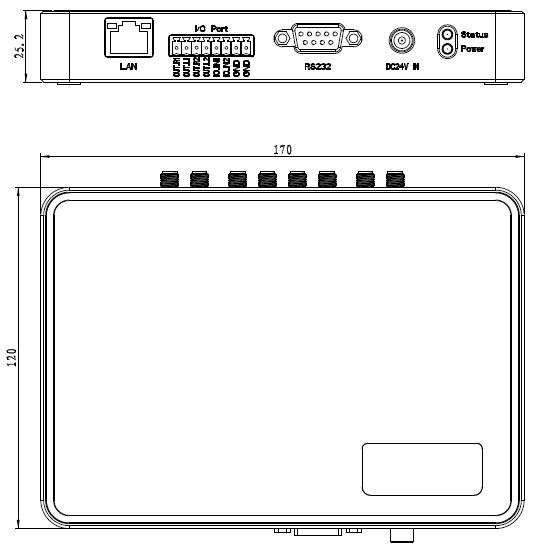uhf зчитувач hopeland 8 портів